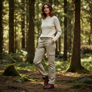 LuLaRoe 30 Khaki Utility Cargo Pants Soft Stretchy Twill